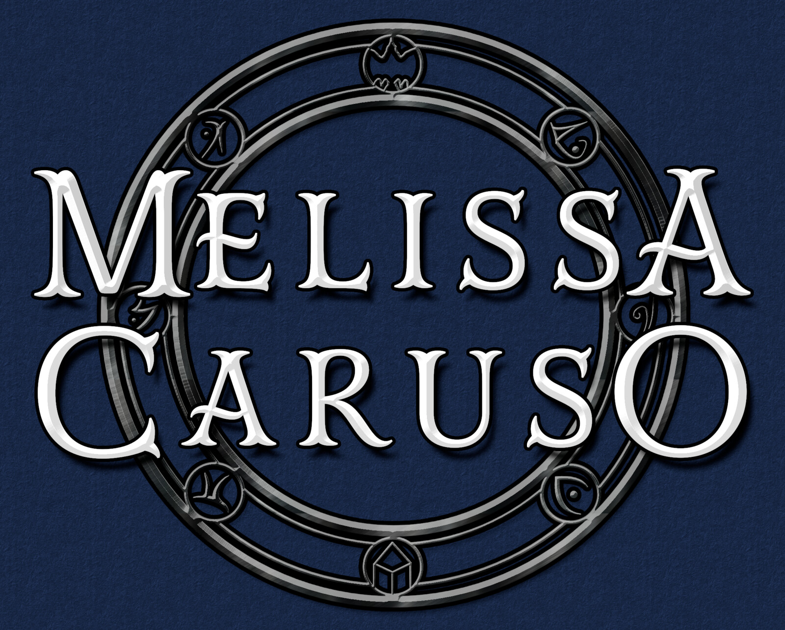 Logos for Melissa Caruso, author of the Swords and Fire series - Krita