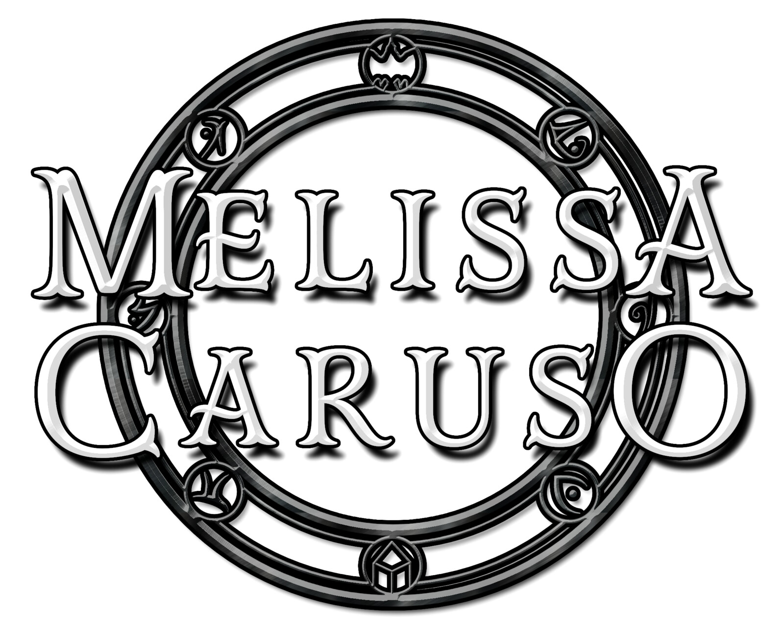 Logos for Melissa Caruso, author of the Swords and Fire series - Krita