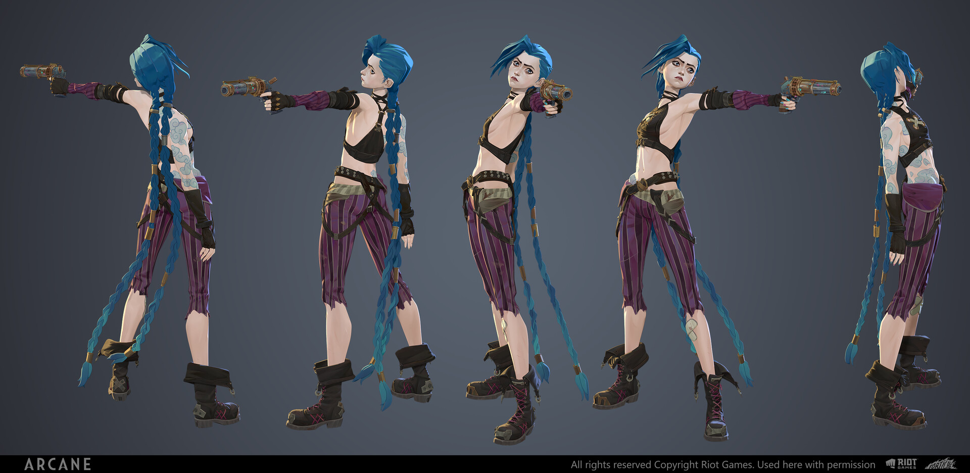 Arcane jinx character design