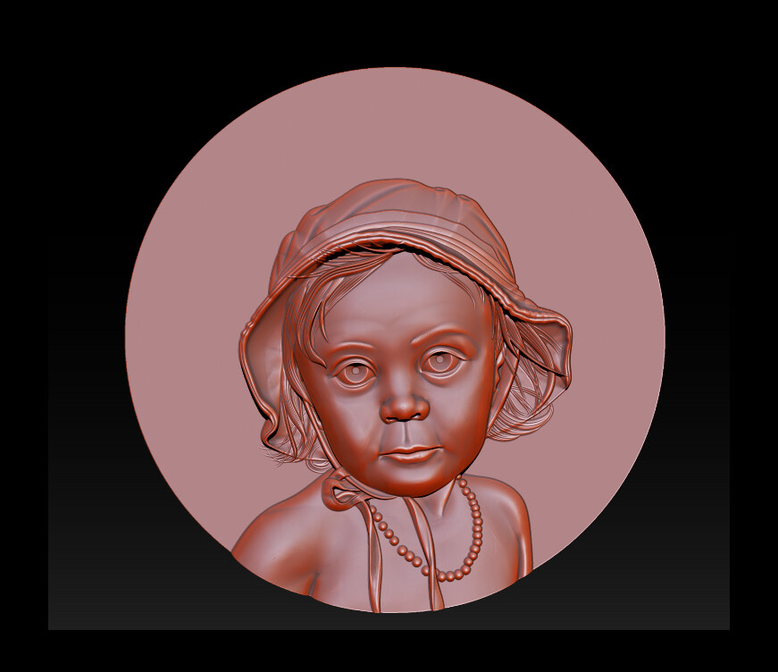 ArtStation - Design a portrait relief model