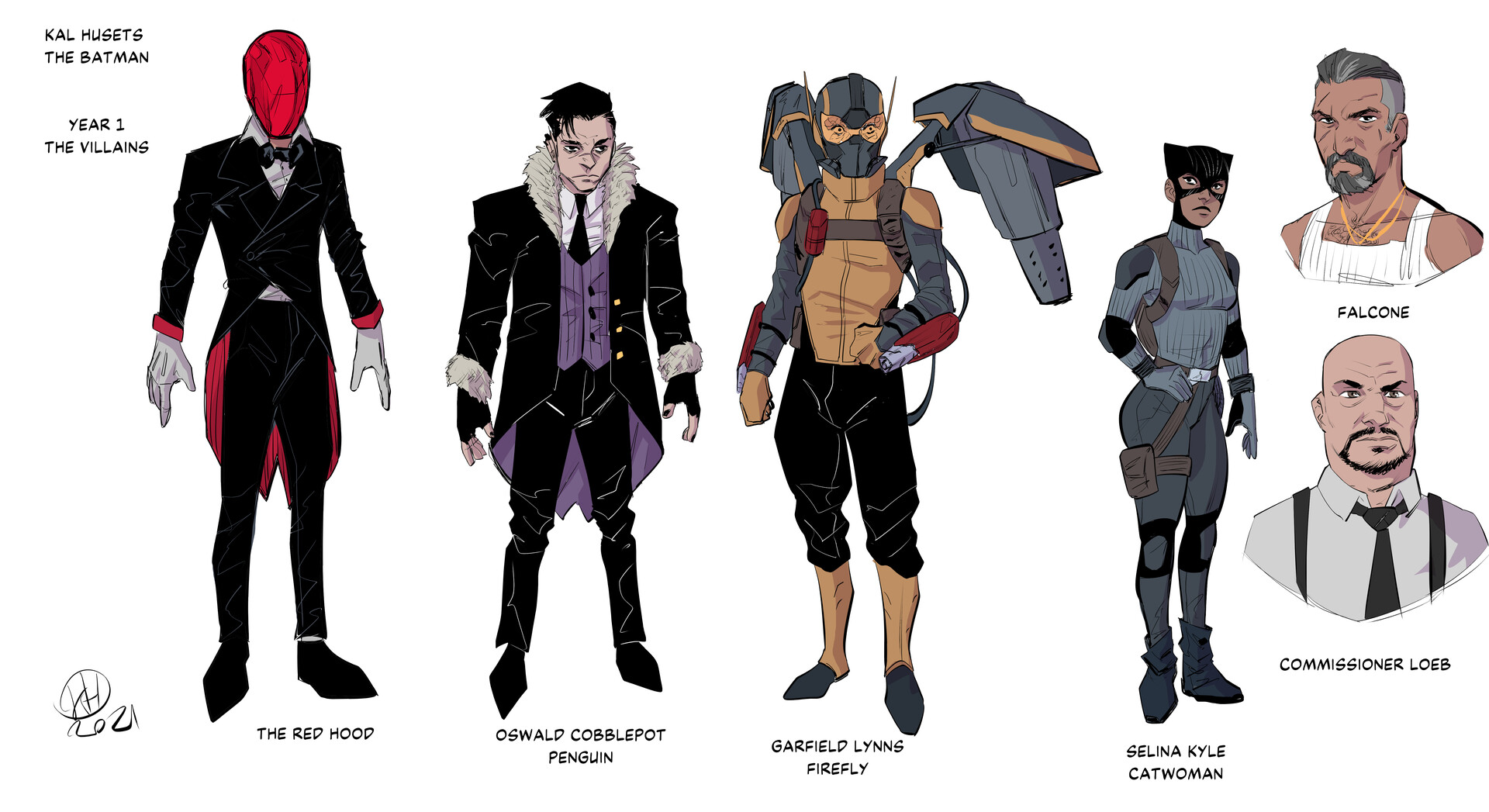 batman villains redesign