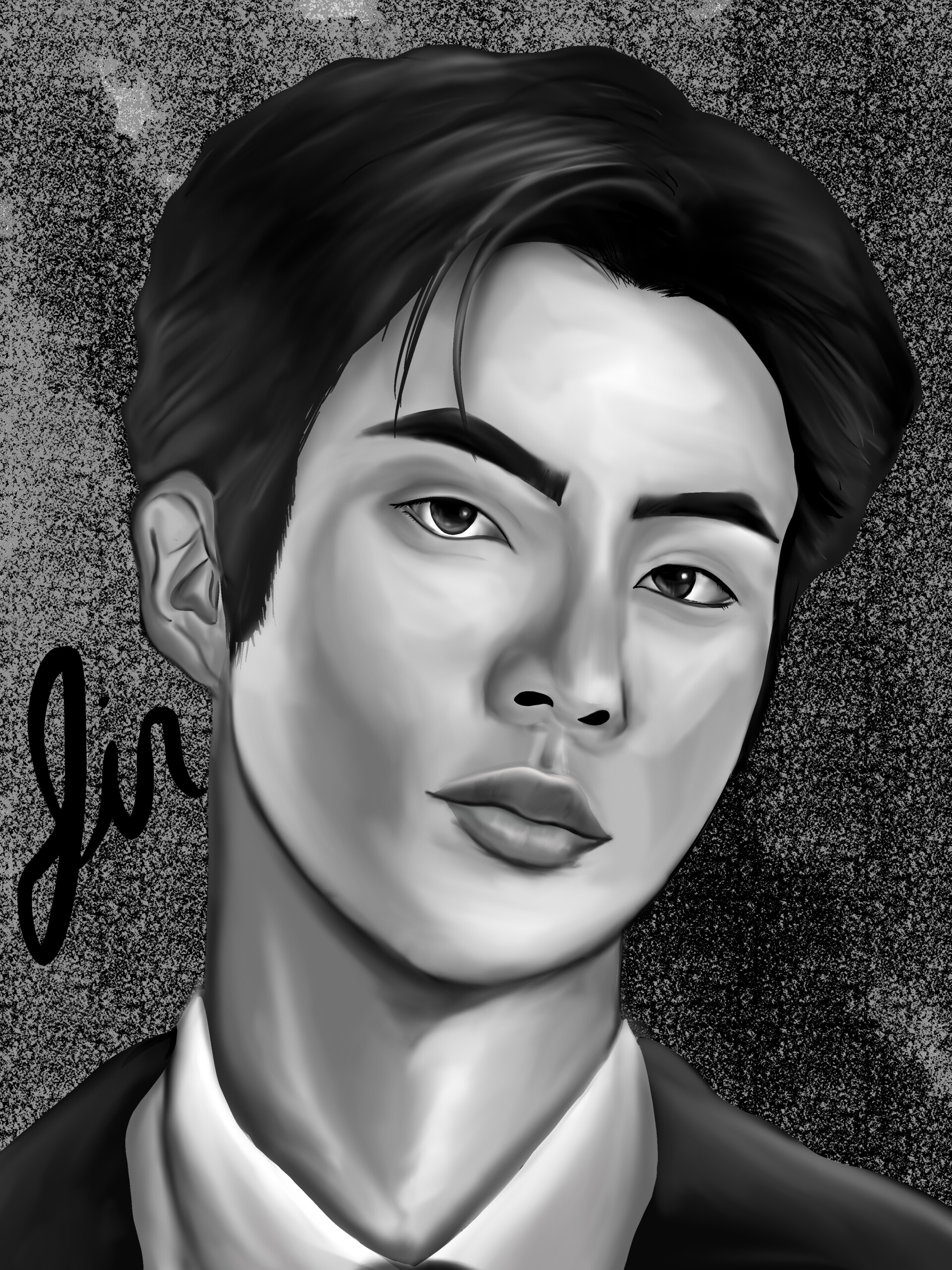 ArtStation - BTS Jin Fan Art