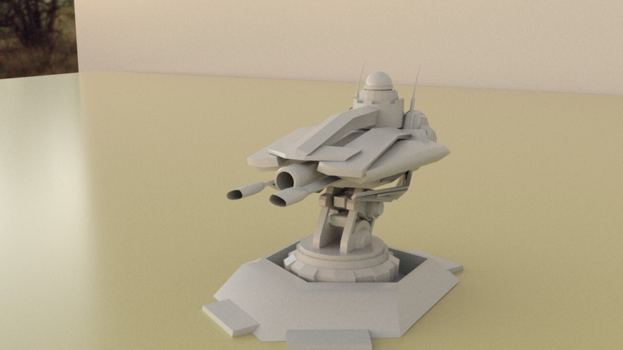 ArtStation - TURRET MODEL
