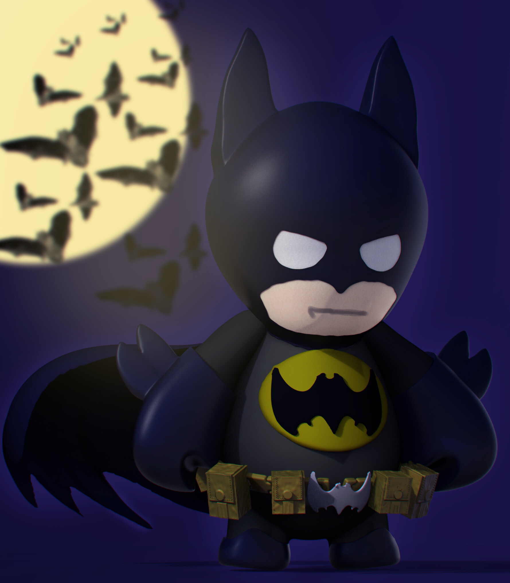 ArtStation - Chibi Batman