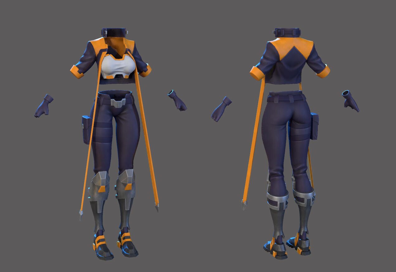 Mercurial 3D Character Artist Camila