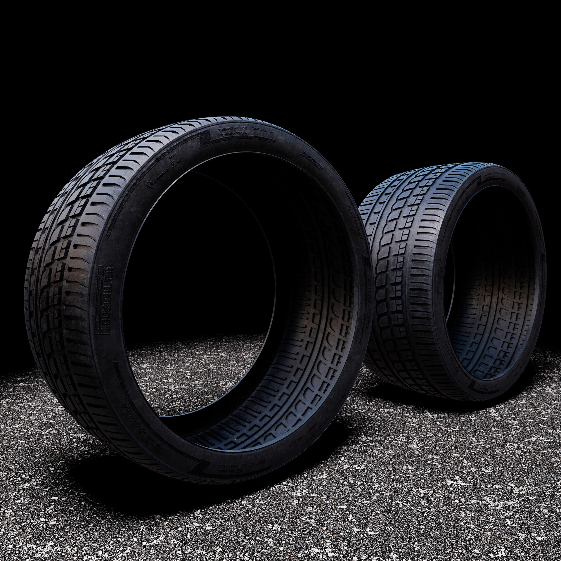 ArtStation - Work and Pirelli rims and tyre