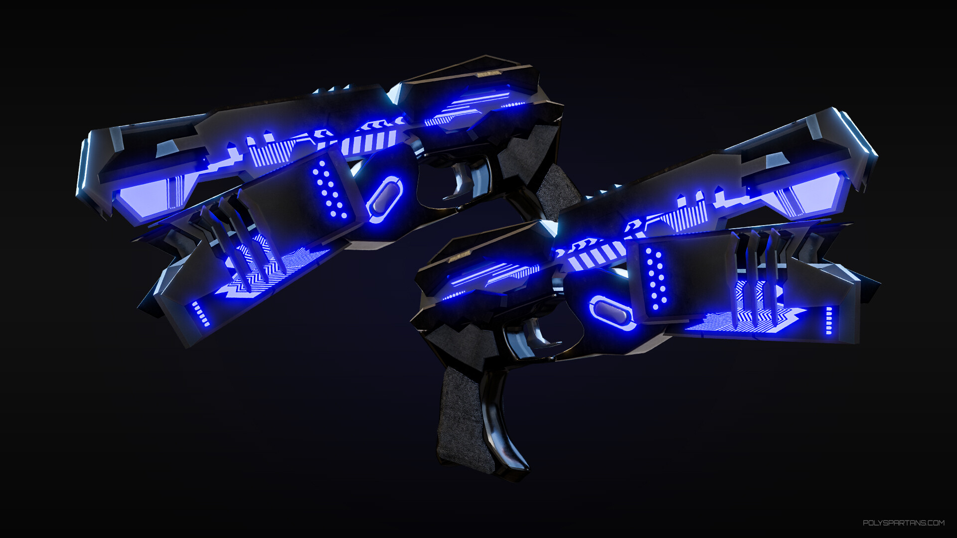 Artstation Psycho Pass Dominator 3d Model