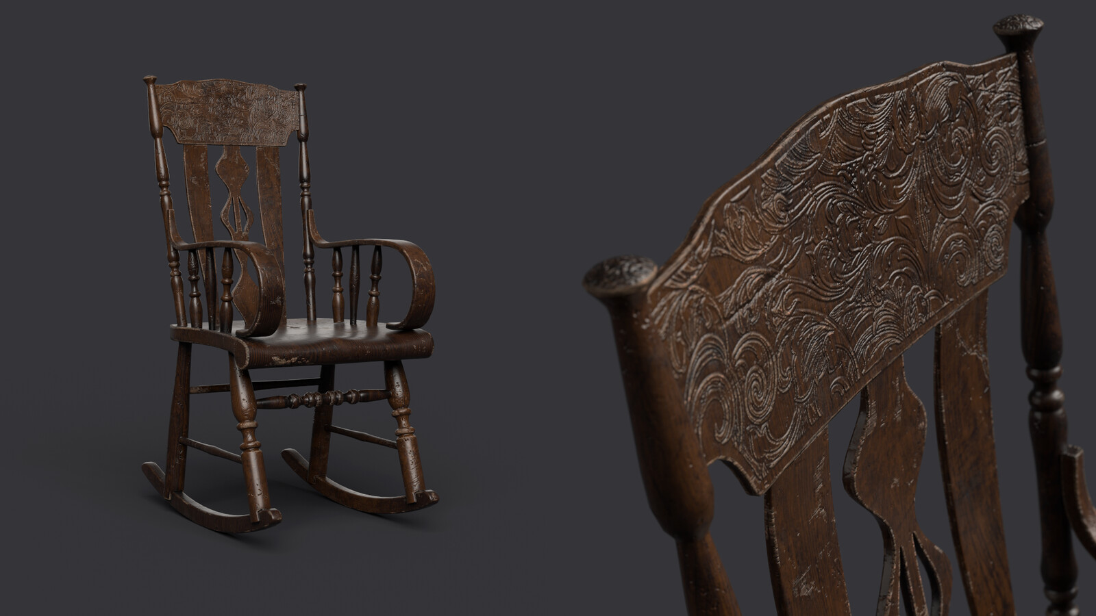 Props - Old rocking chair