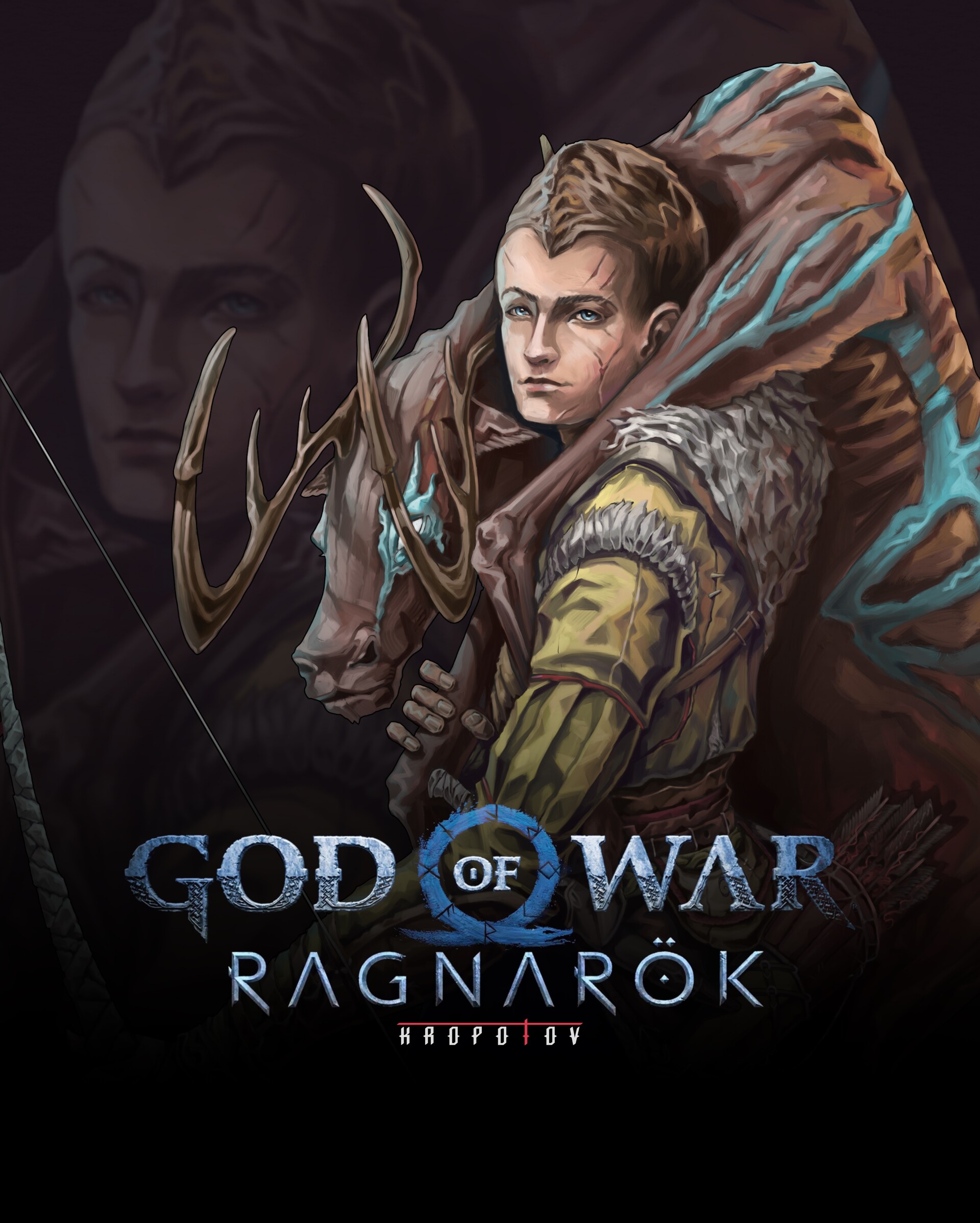 ArtStation - The game of year- God Of War Ragnarok fan art (no