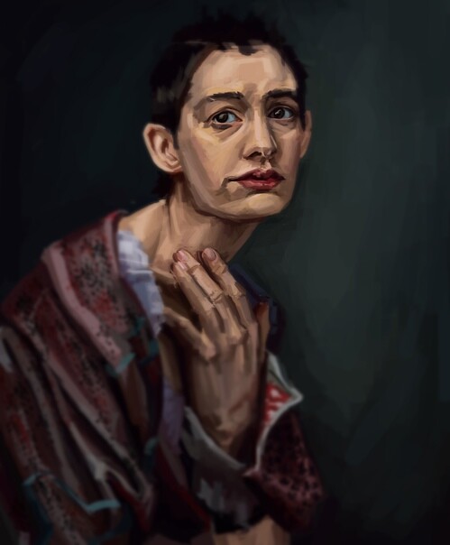 ArtStation - портрет девушки