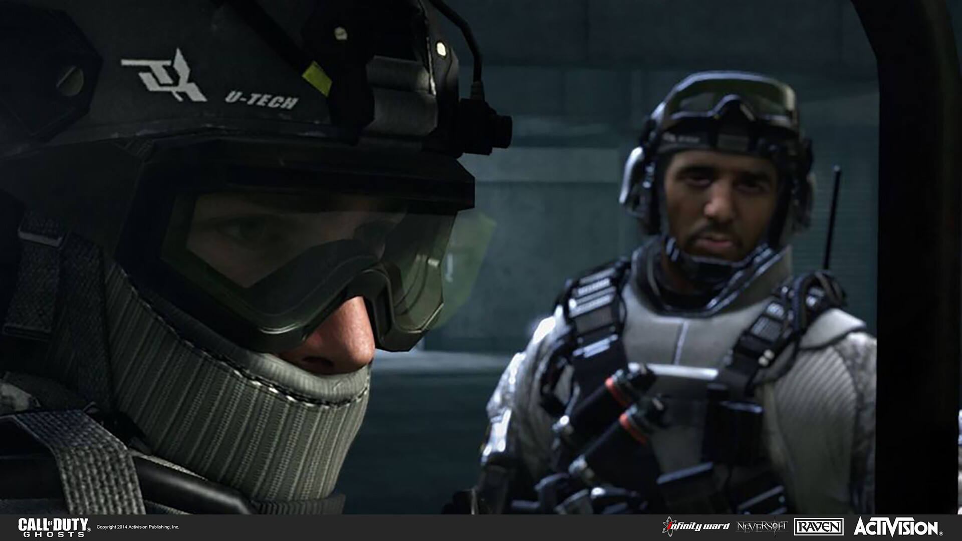 Rus ui call of duty ghost. Габриэль Рорк Call. Call of Duty Modern Warfare Ghost. Call of Duty Ghosts солдаты.
