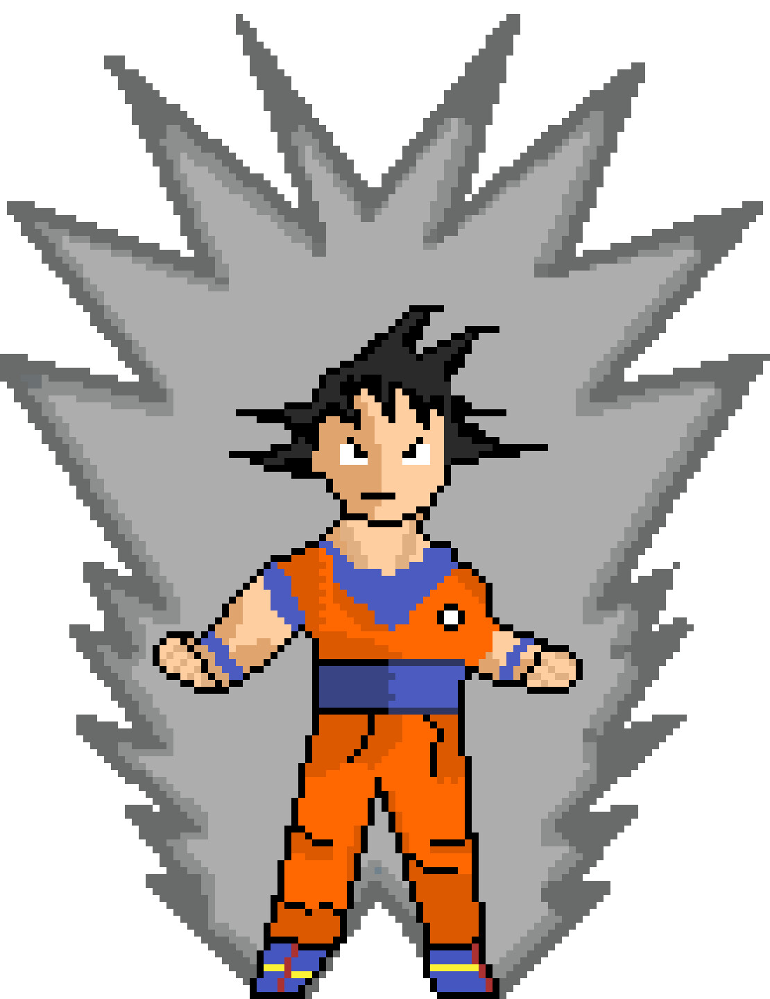 ArtStation - Goku Pixel Art