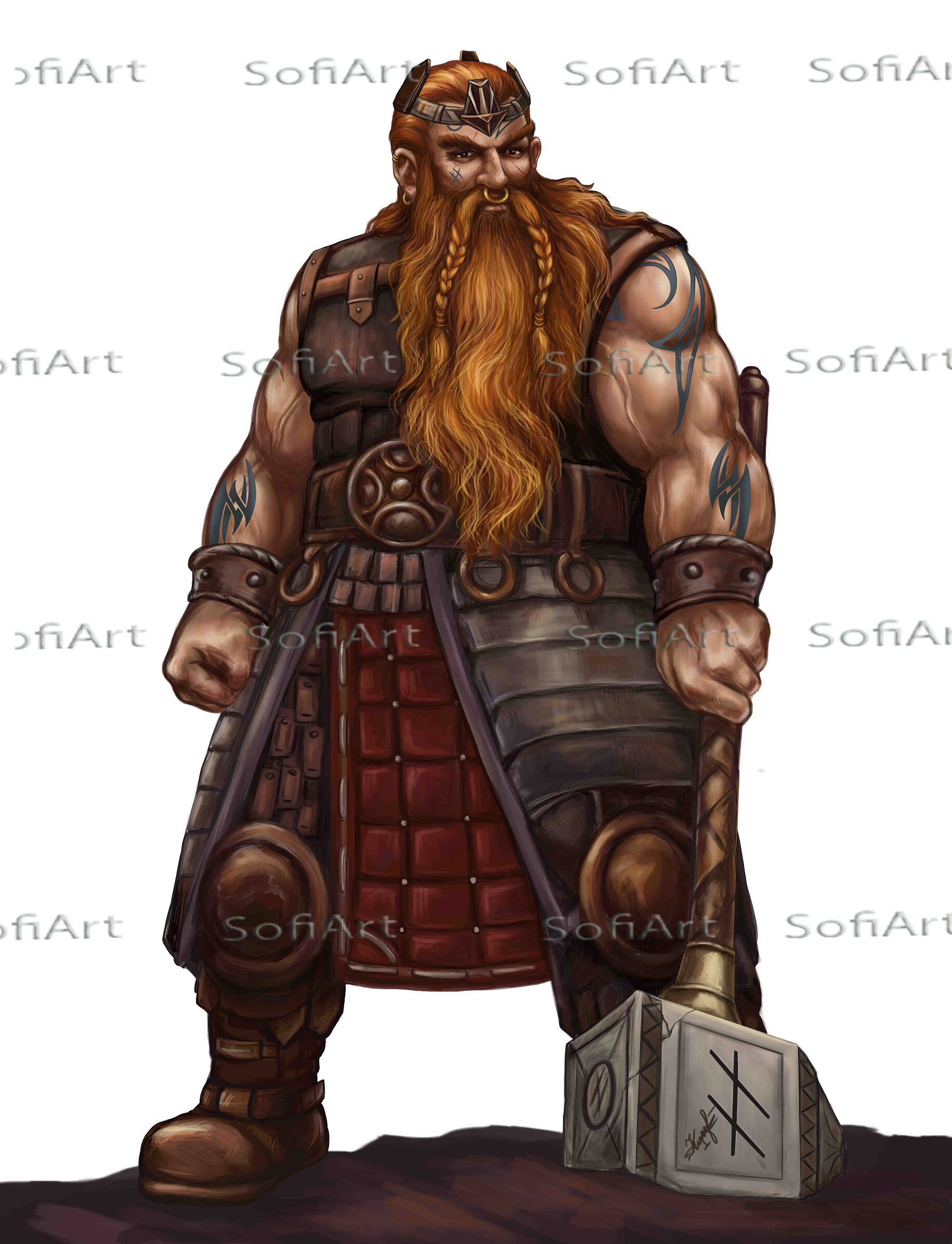 ArtStation - Гном, 2D art