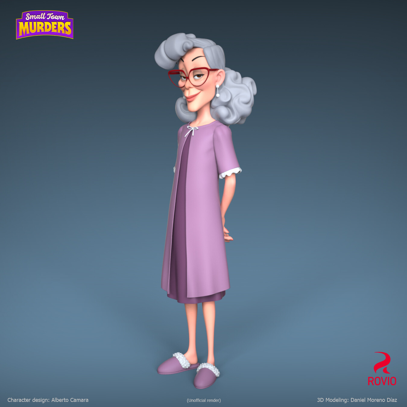 ArtStation Rovio Small Town Murders "Granny"