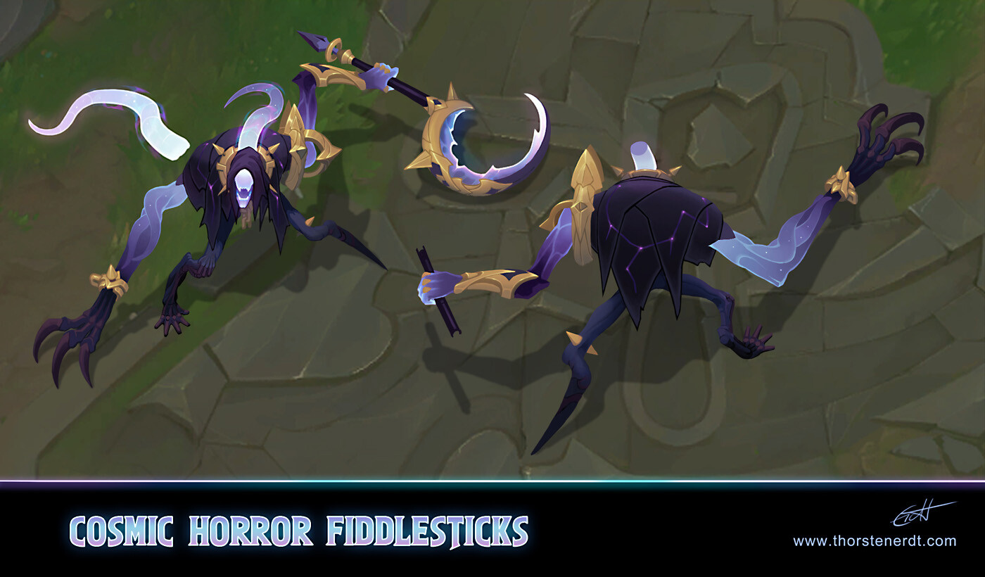 Cosmic Horror Fiddlesticks concept