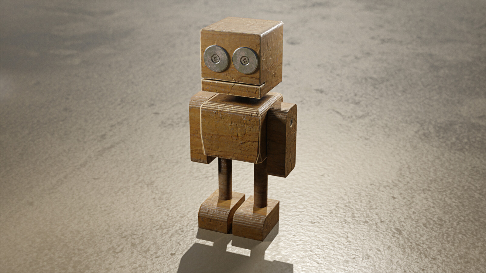 Wooden Robot - made for a challenge