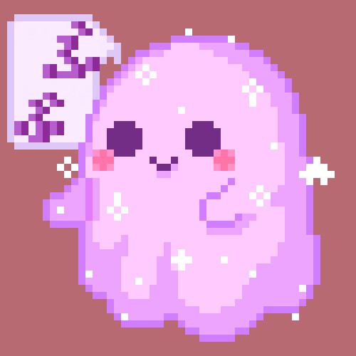 Pixel Art Aesthetic Cute Ghost GIF