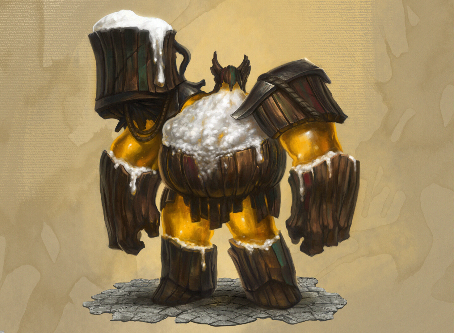 ArtStation Beer Golem