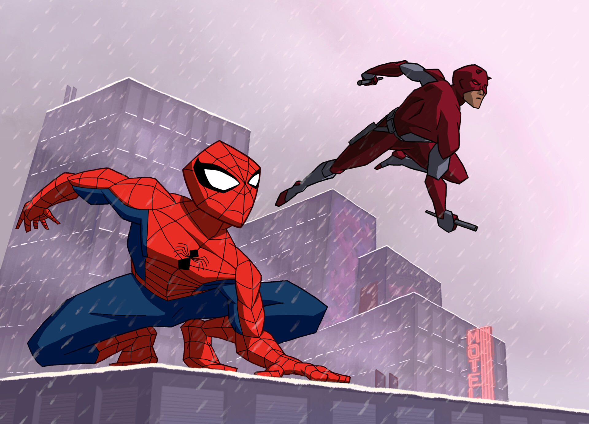 Spider outlet man daredevil