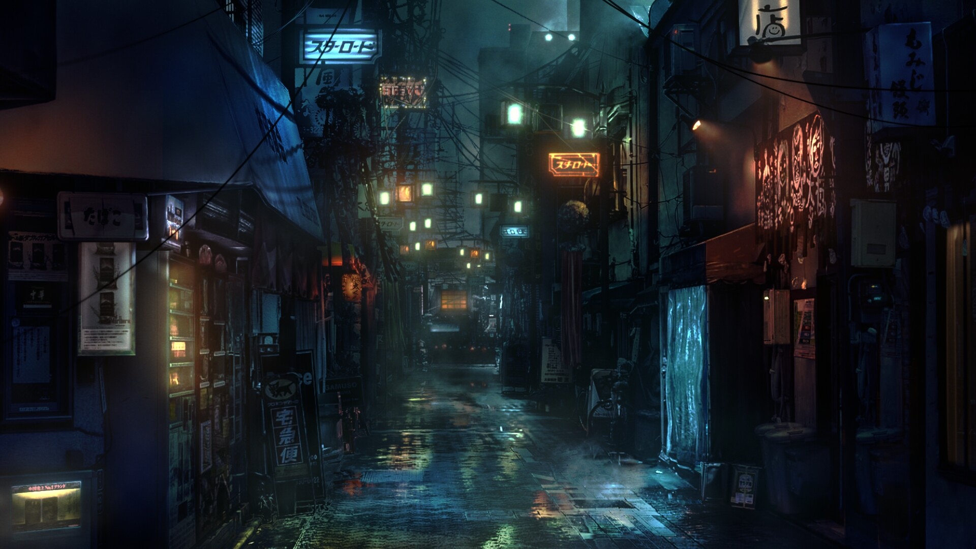 ArtStation - Cyberpunk Alley