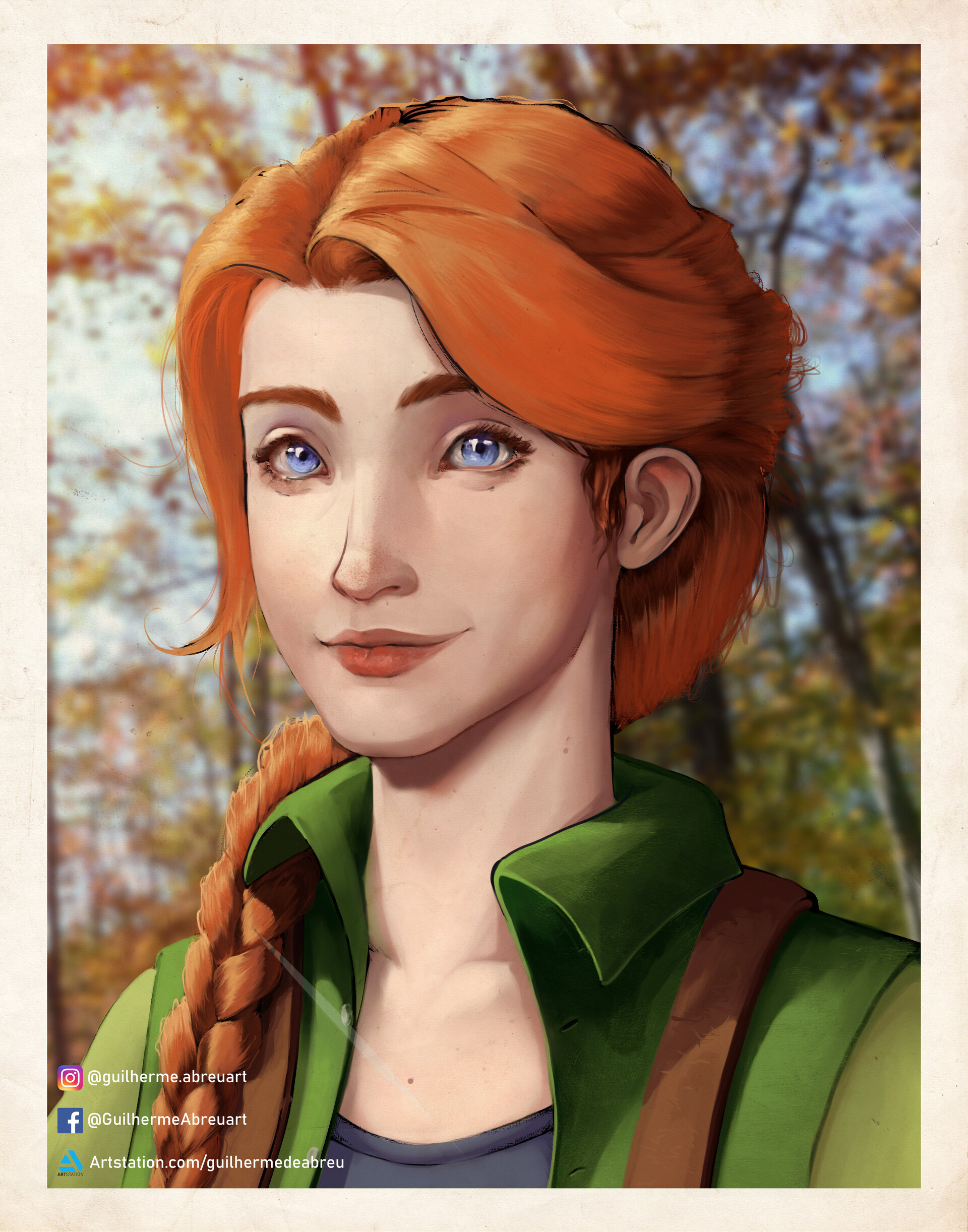 Artstation leah fan art stardew valley 