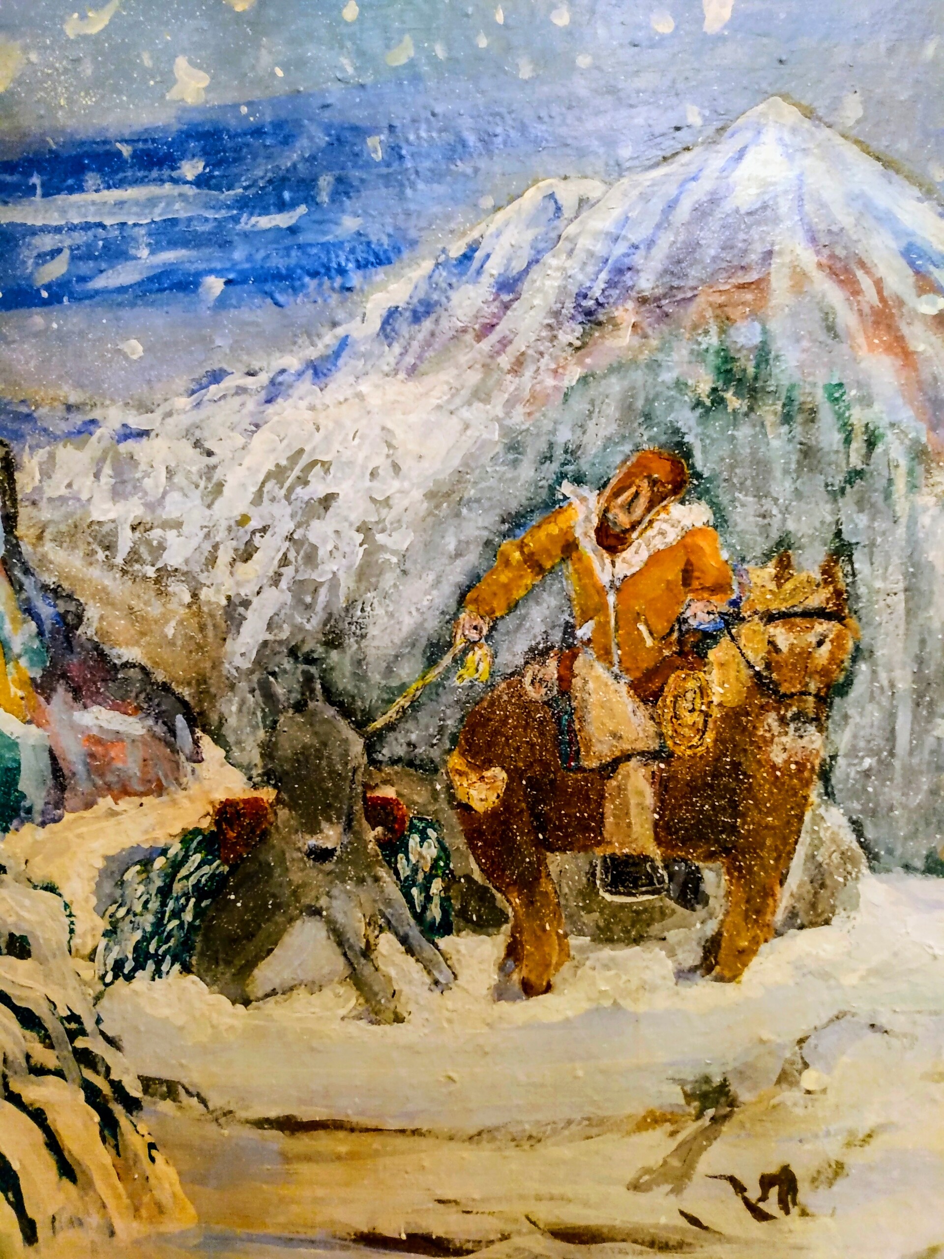 ArtStation Impression Christmas Snowy Mountain