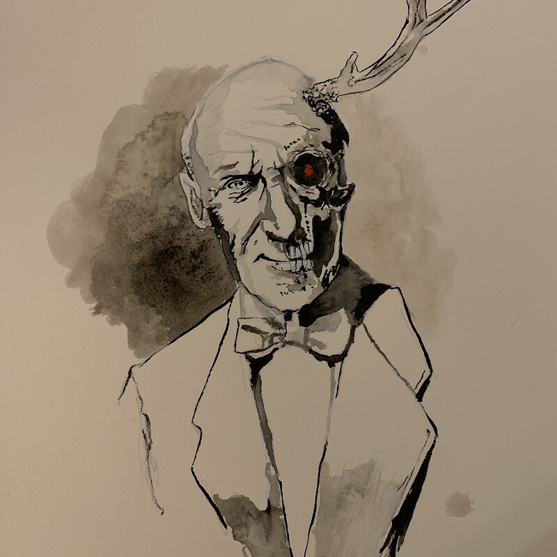 Algernon Blackwood - Portrait of a Wendigo