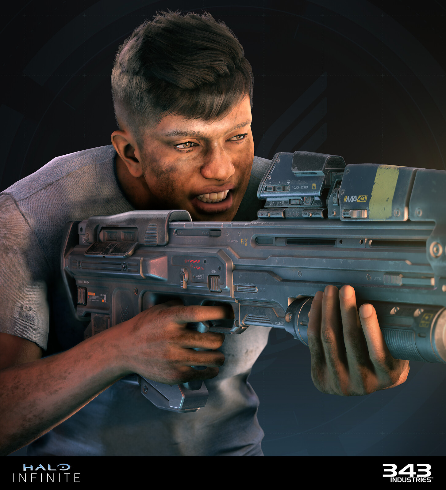 High-res in-engine render