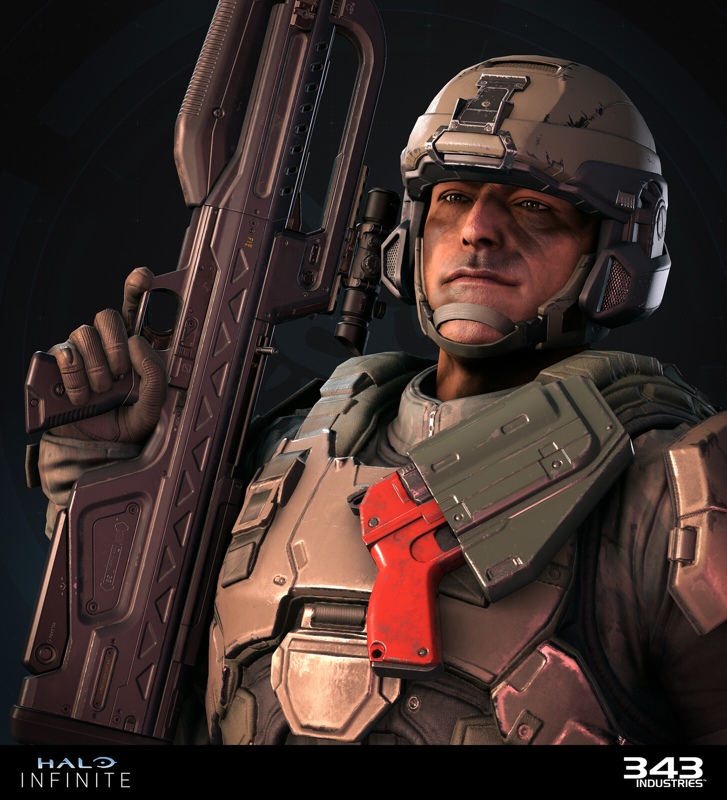 High-res in-engine render