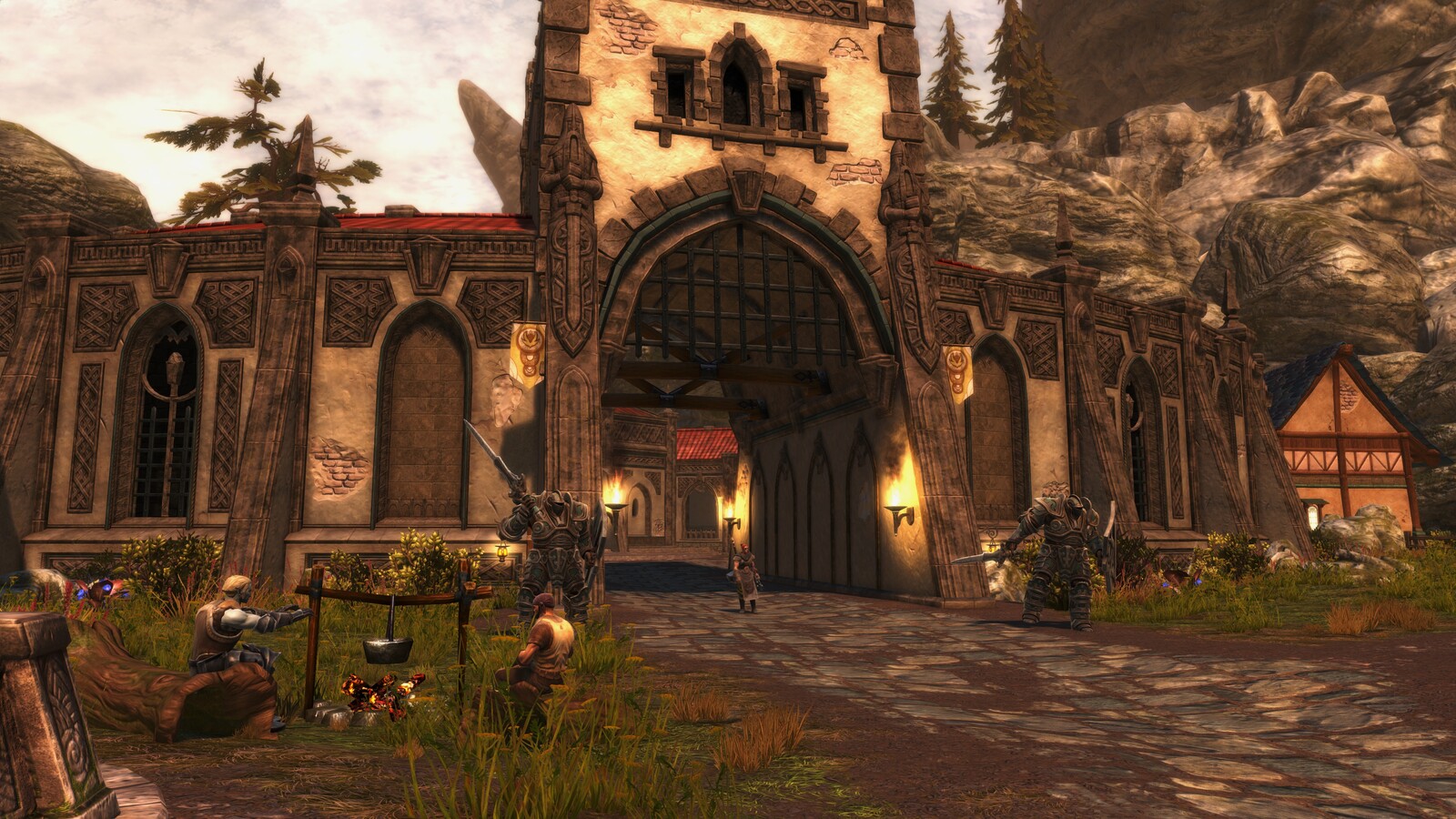 Skald's arena as it appears in the game