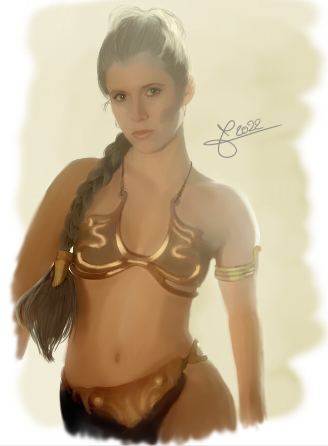 ArtStation - Princess Leia - Star Wars episode VI
