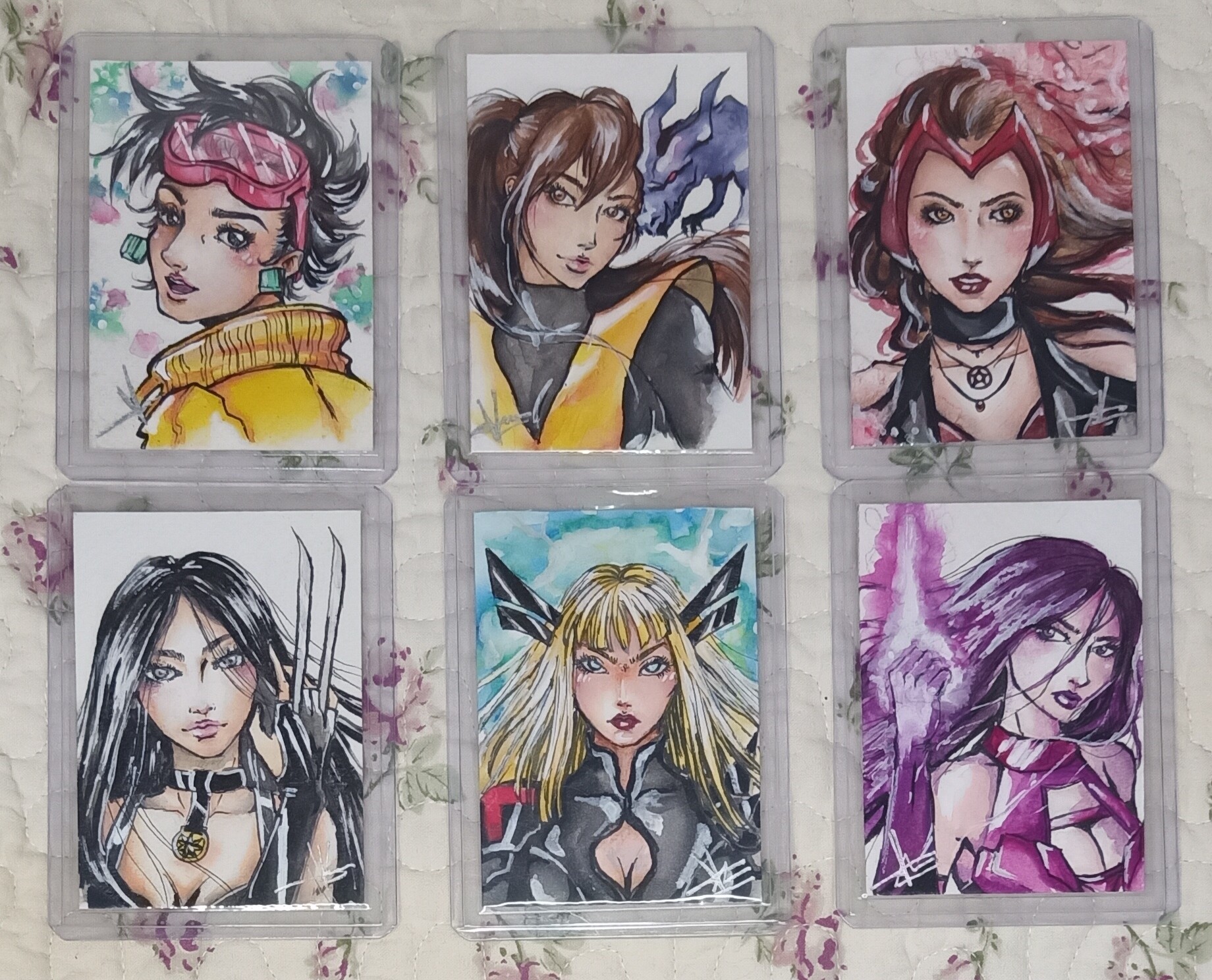ArtStation Xmen Femme Sketchcards