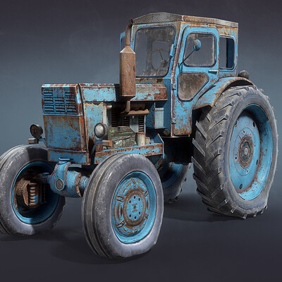 Ryzhkov 3d models 01 t 40 tractor preview