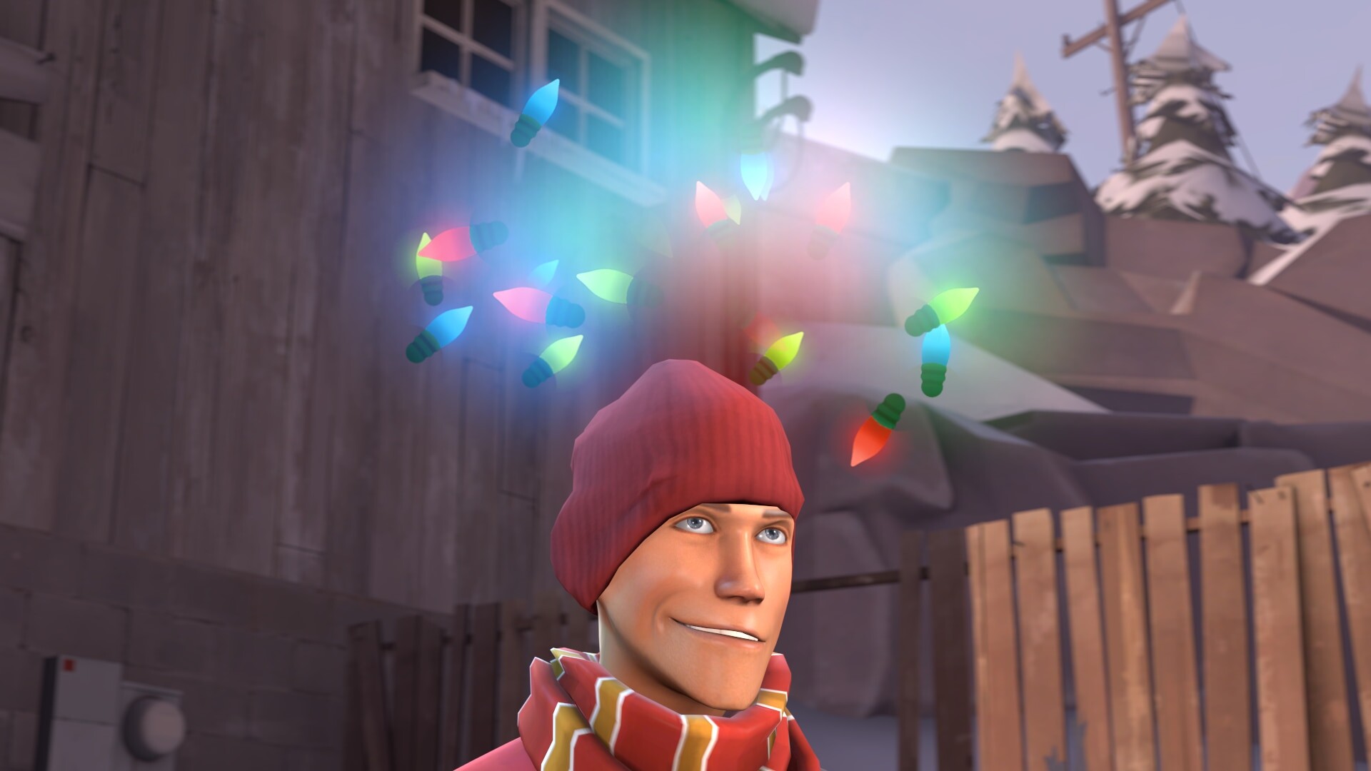 ArtStation Festive lights Particle effect