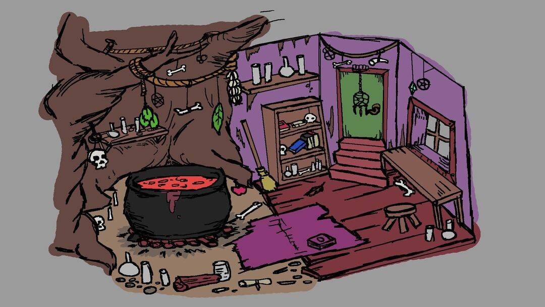 ArtStation - Witch House (Interior)