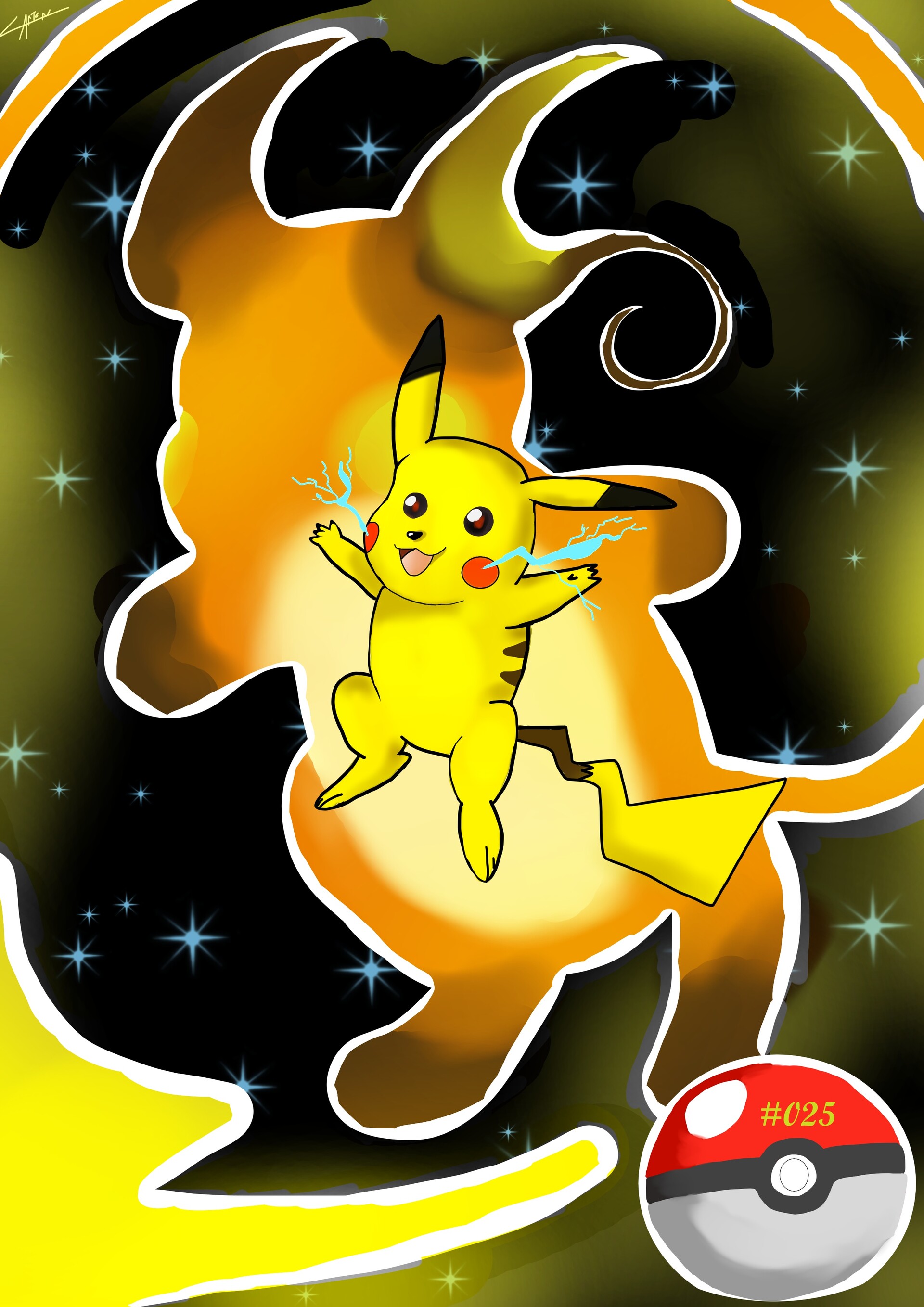 ArtStation - Tamagotchi Pikachu