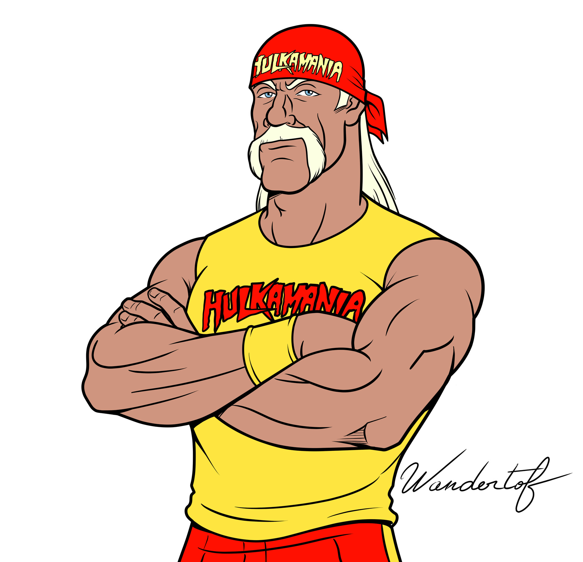 ArtStation - Hulk Hogan