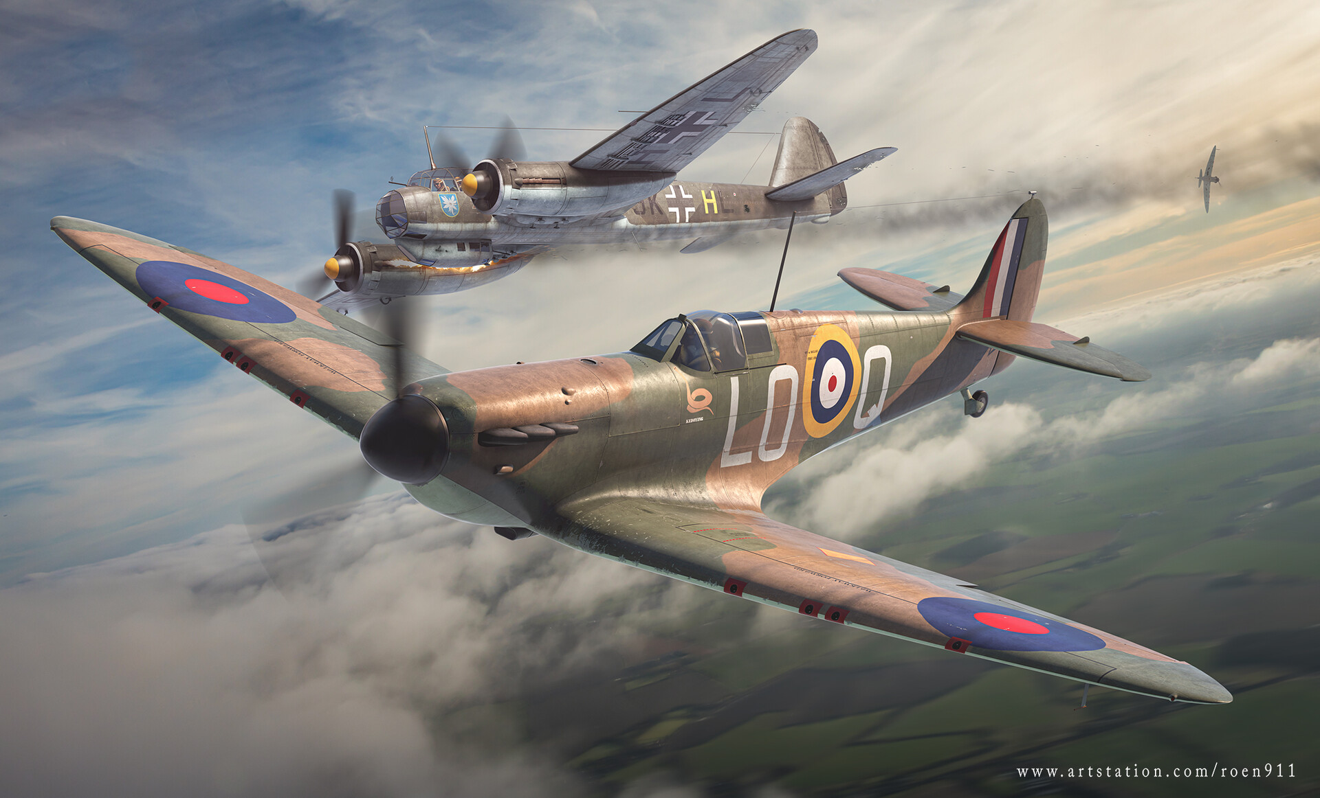 Artstation Eduard Spitfire Mkia 1 48 Weekend Edition