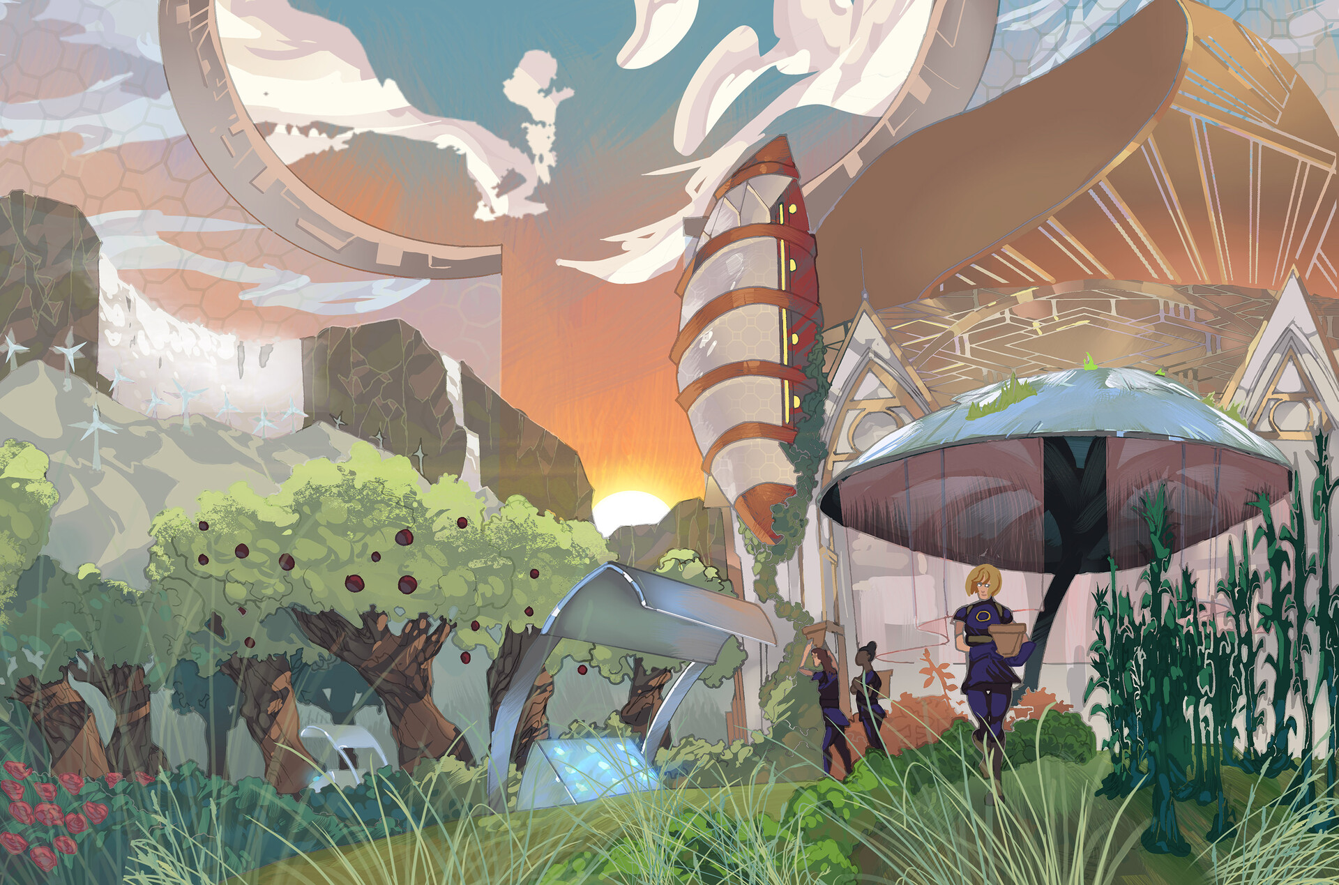 Solarpunk Utopian Roleplaying