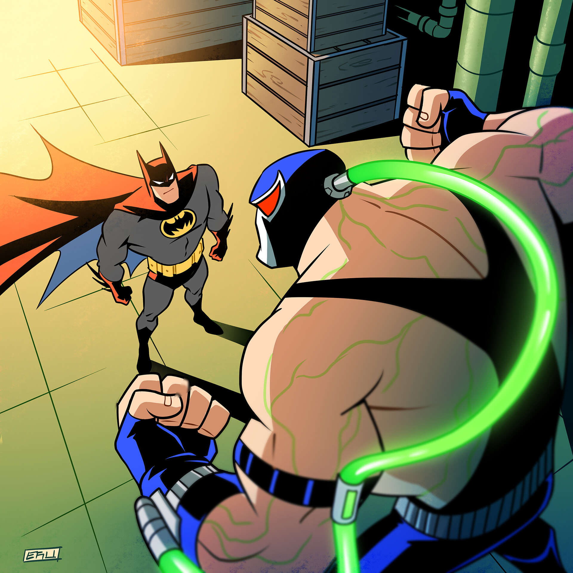 ArtStation - Batman VS Bane