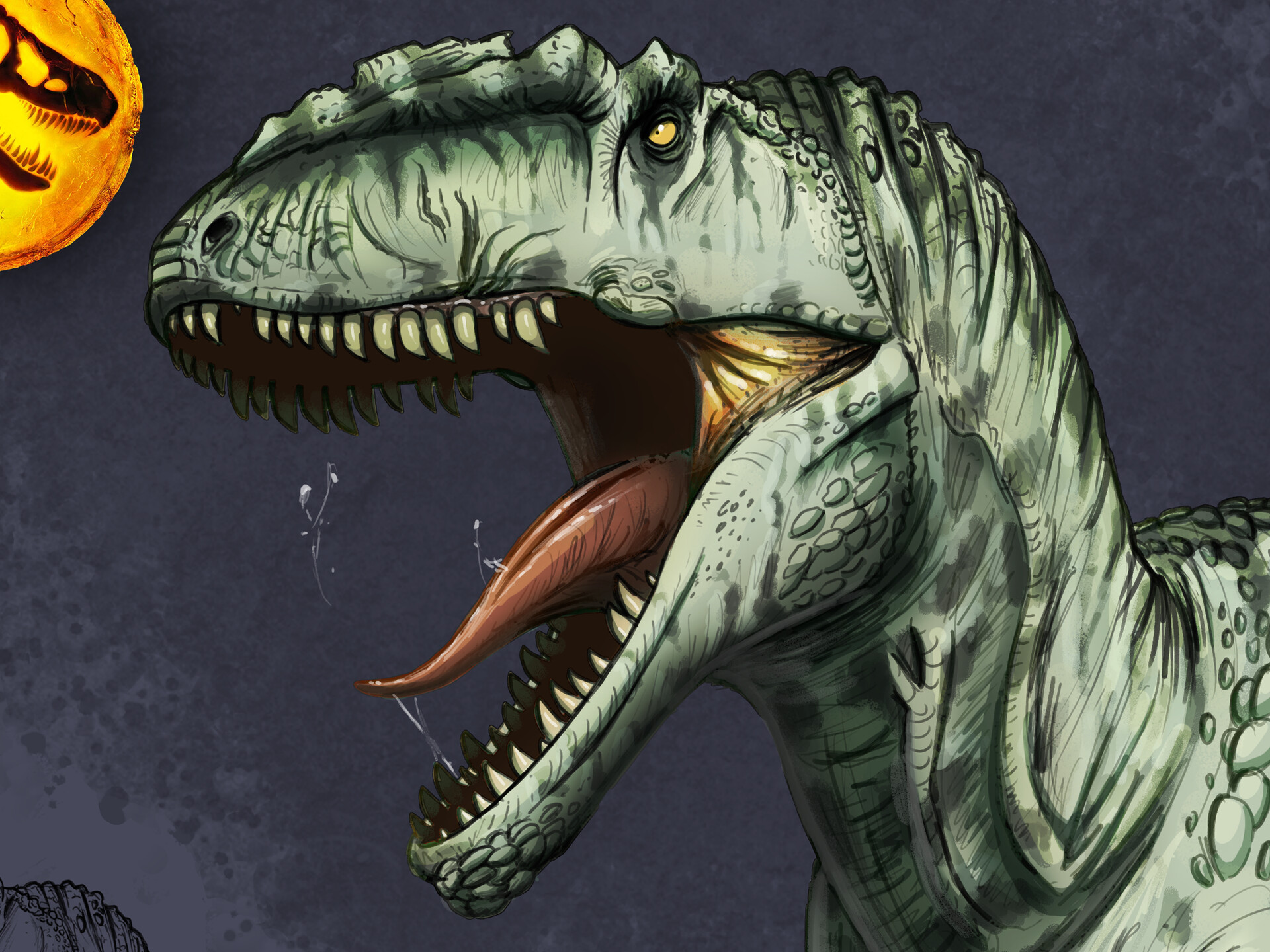 ArtStation - Jurassic World Dominion Giganotosaurus remake, image size:1920x1440