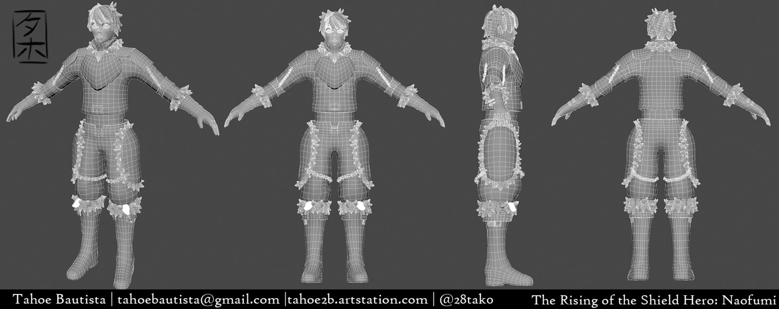 Retopo low poly turnaround