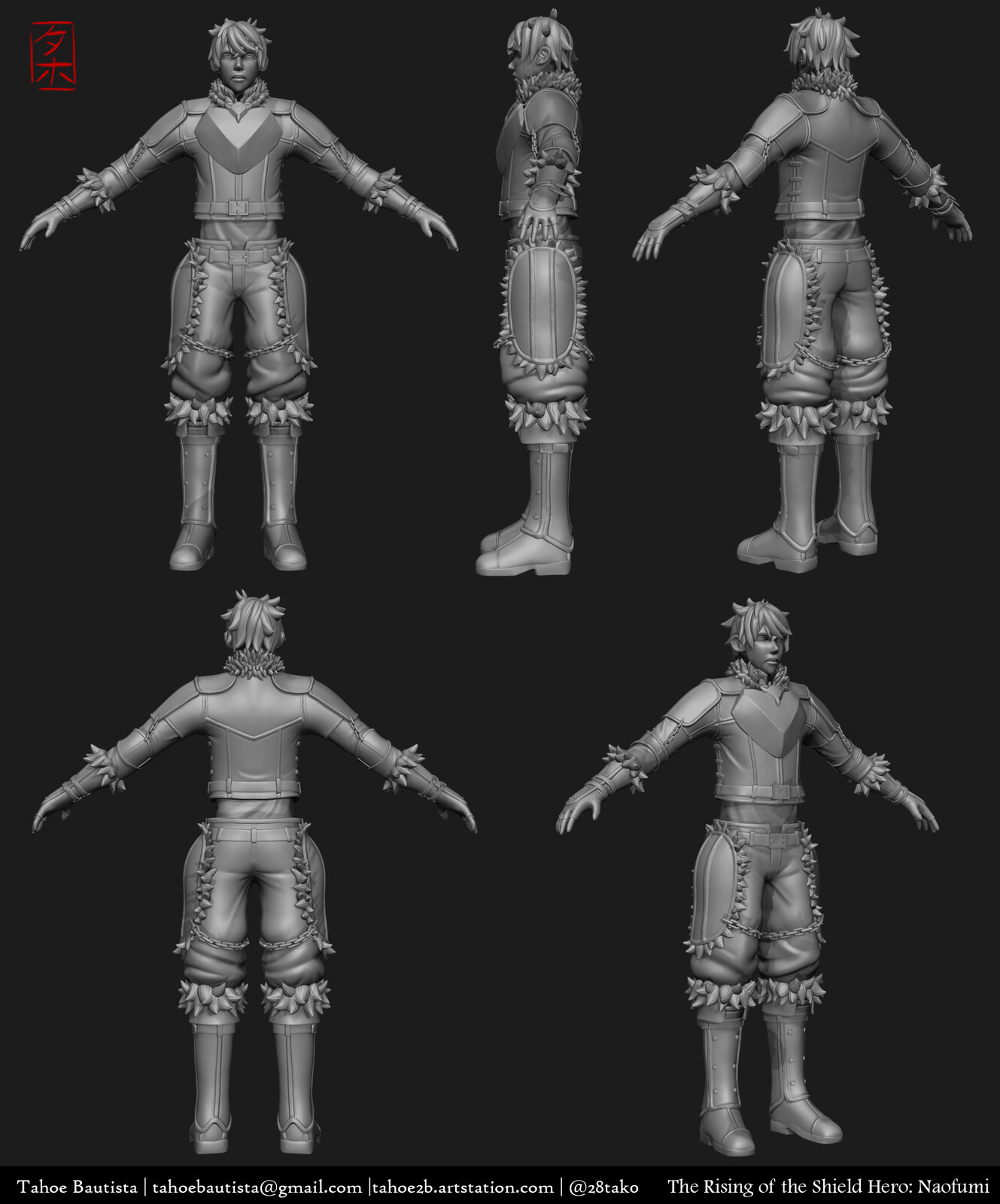 Zbrush high poly turnaround 