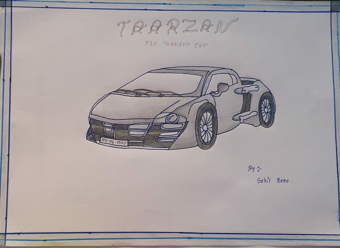 ArtStation - Taarzan The Wonder Car Sketch