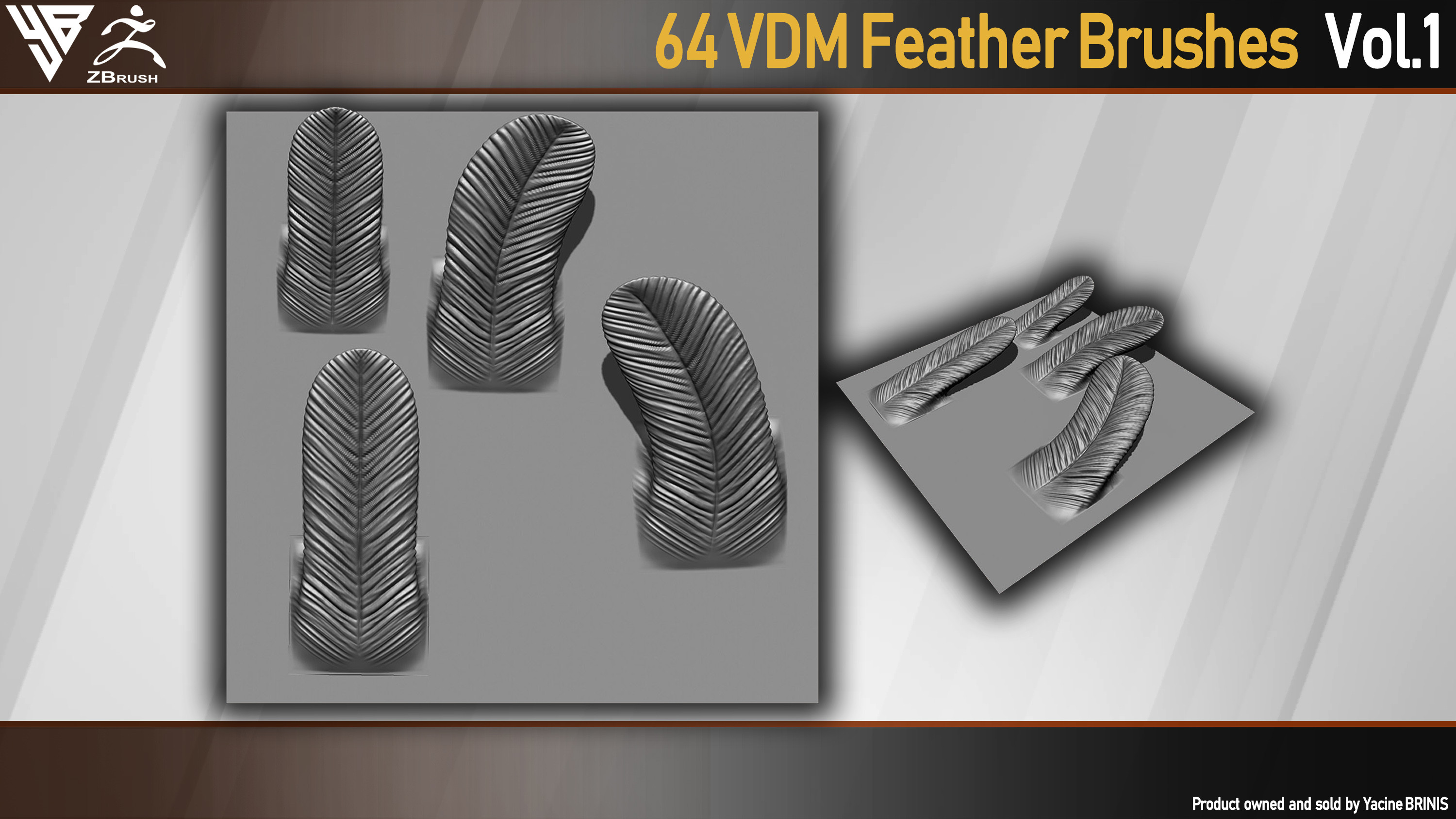 IMM Feather Brush (VDM) For ZBrush-Yacine BRINIS 002