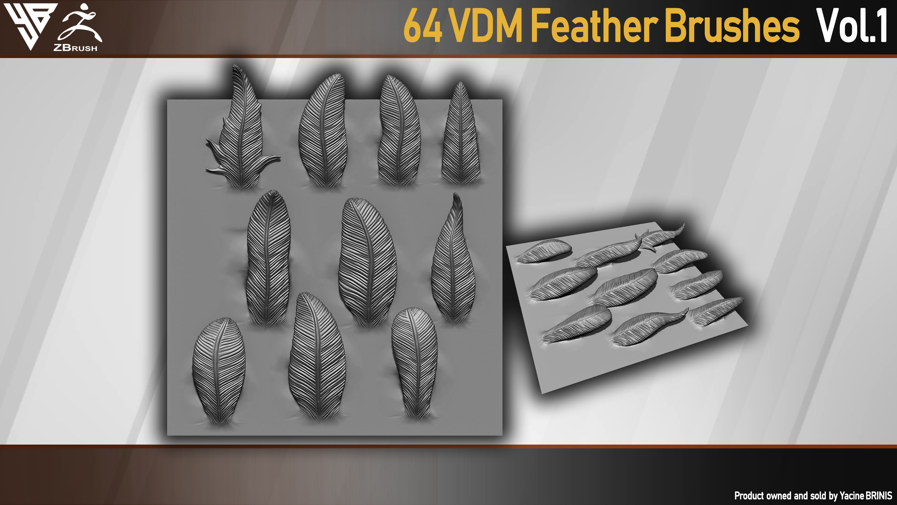 IMM Feather Brush (VDM) For ZBrush-Yacine BRINIS 007