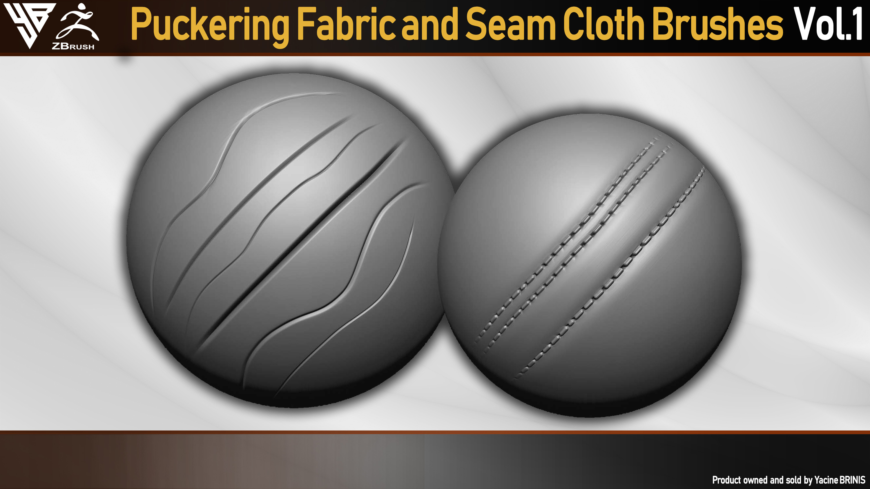 40 Puckering Fabric and Seam Cloth Brushes and Alphaes By Yacine BRINIS 006