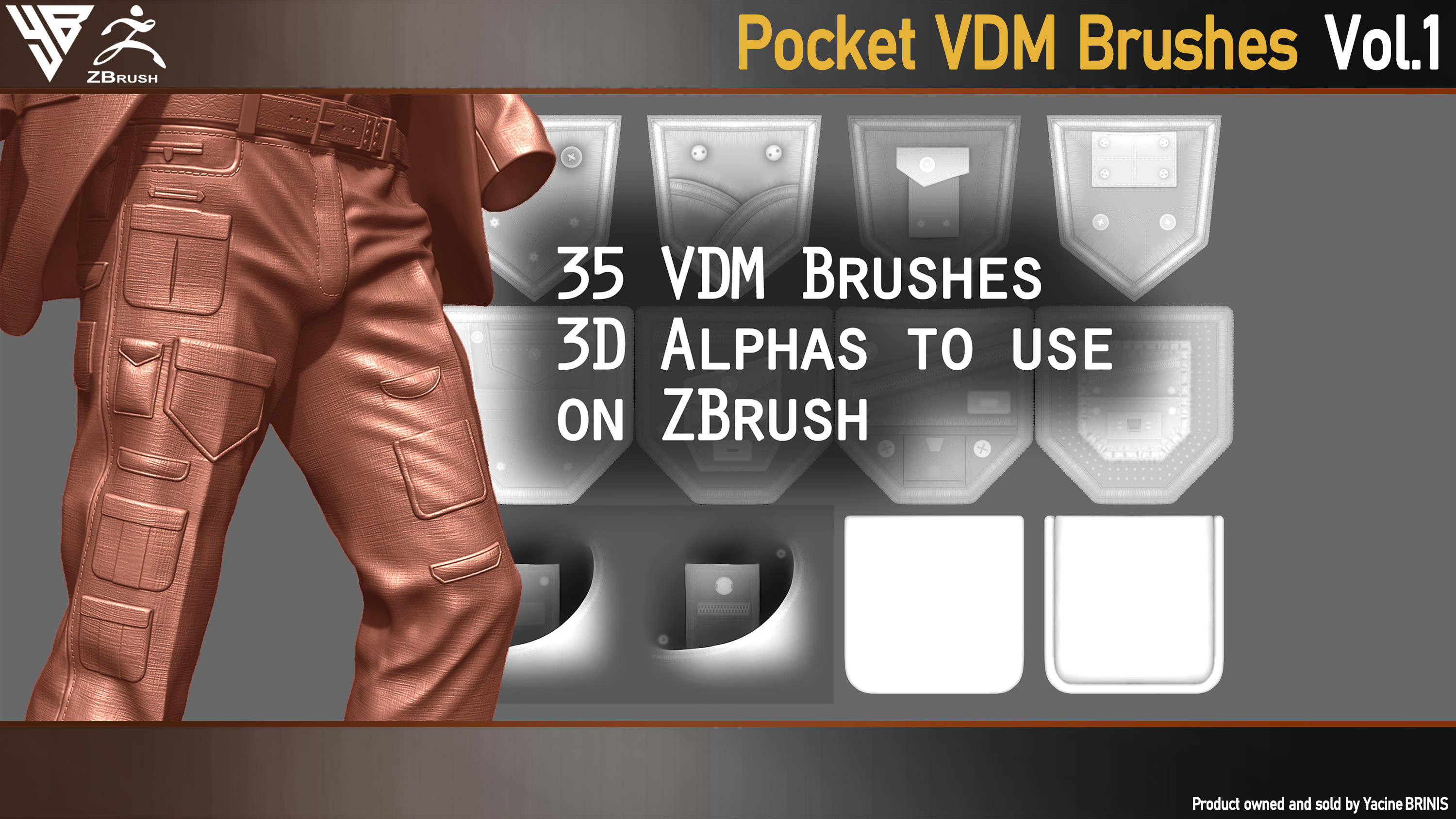 35 VDM Pocket Brushes for ZBrush By Yacine BRINIS- 003
