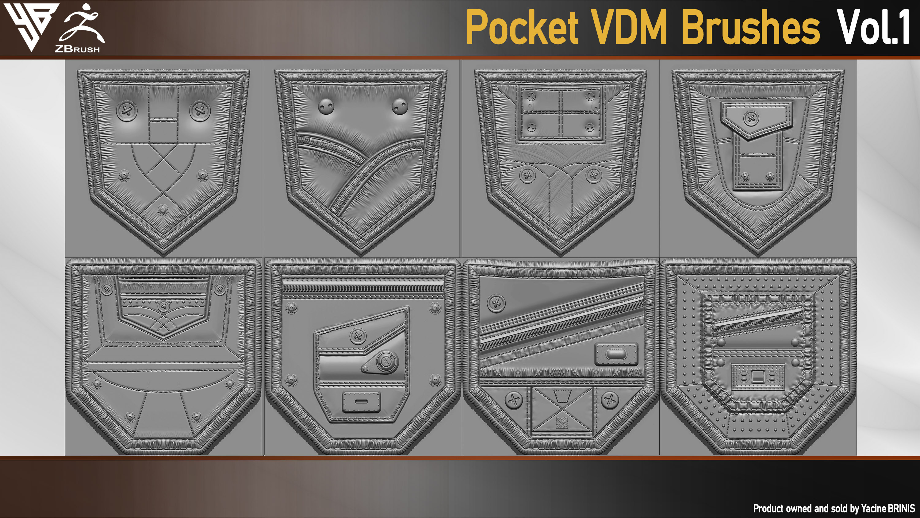 35 VDM Pocket Brushes for ZBrush By Yacine BRINIS- 005