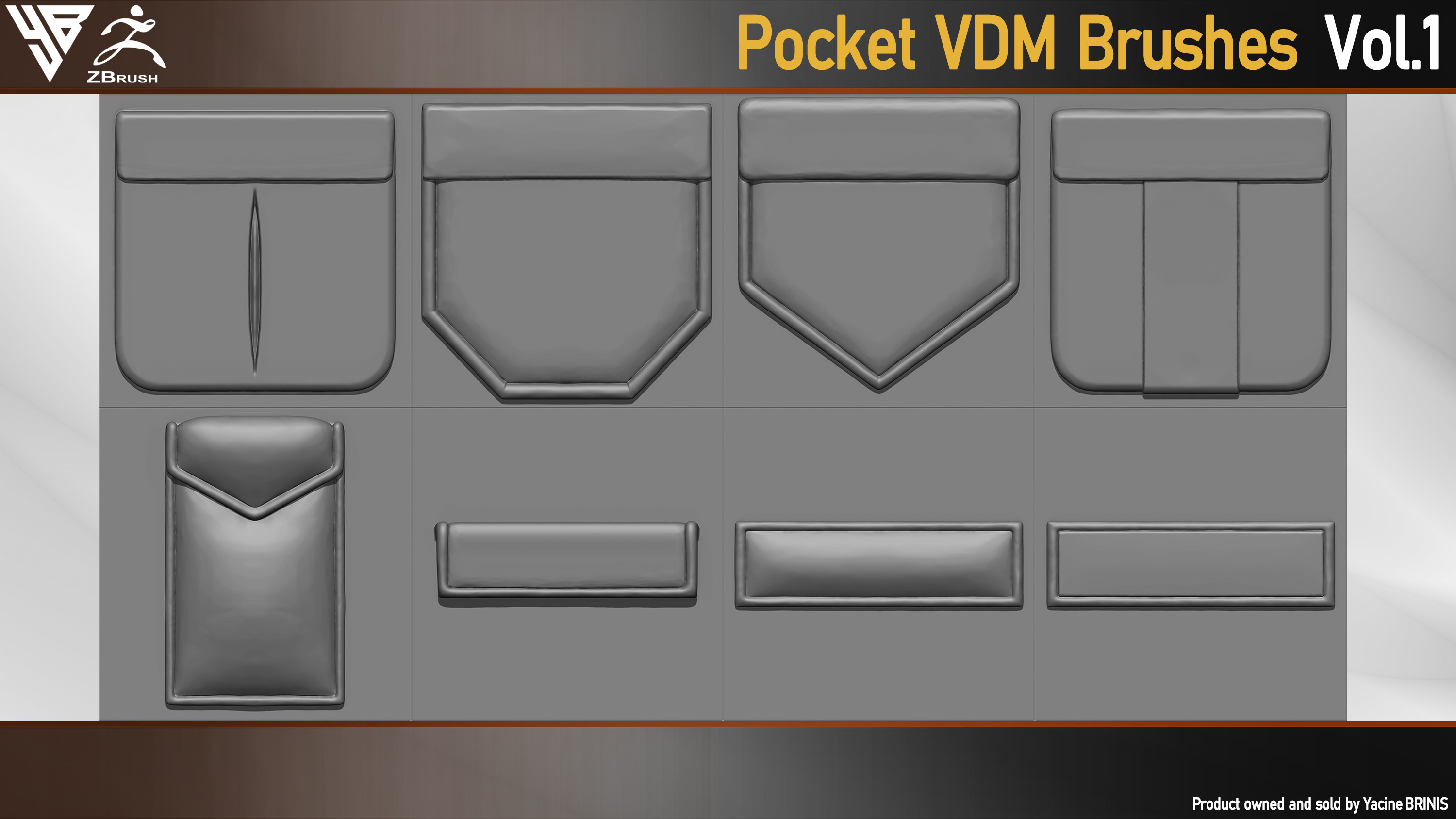 35 VDM Pocket Brushes for ZBrush By Yacine BRINIS- 007
